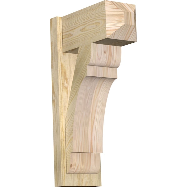 Ekena Millwork Olympic Craftsman Rough Sawn Outlooker, Douglas Fir, 8"W x 16"D x 28"H OUT08X16X28OLY04RDF - main